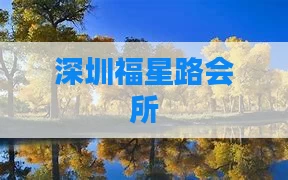 深圳福星路会所