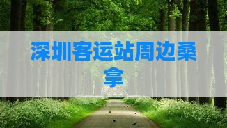 深圳客运站周边桑拿