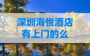 深圳海悦酒店有上门的么