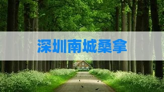 深圳南城桑拿