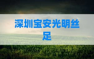 深圳宝安光明丝足