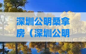 深圳公明桑拿房(深圳公明好玩的休闲会所)