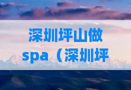 深圳坪山做spa(深圳坪山做小吃赚钱吗)