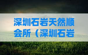 深圳石岩天然顺会所(深圳石岩燃气)
