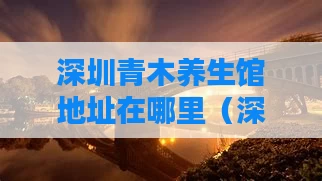 深圳青木养生馆地址在哪里(深圳青木养生馆地址在哪里啊)