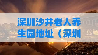 深圳沙井老人养生园地址(深圳沙井老年大学地址)