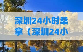 深圳24小时桑拿（深圳24小时桑拿医院）