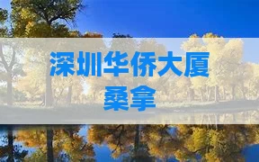 深圳华侨大厦桑拿